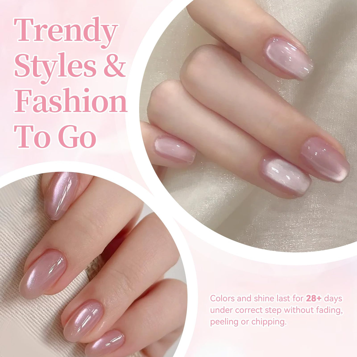 born pretty magnetic effect on nail highlighting cat-eye shimmer and dimension
