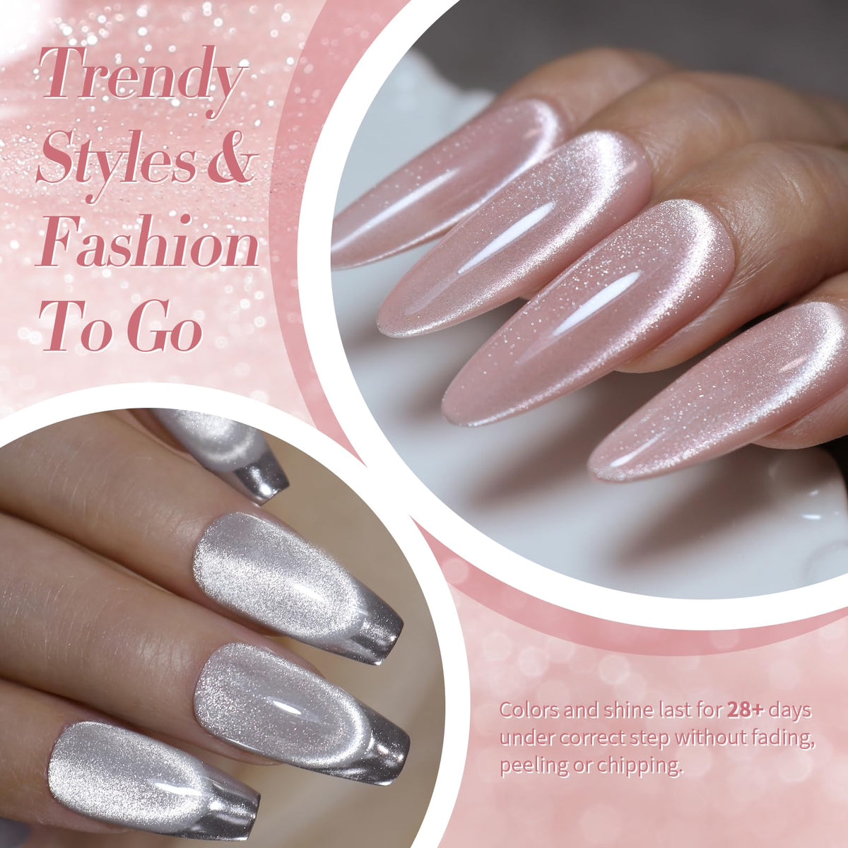 Born Pretty magnetic stick detail above polish, creates cat-eye effect benefit
