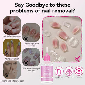 Born Pretty needle applicator close-up for precise glue targeting and less mess