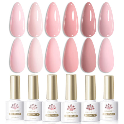 born pretty packaging front showing six pink bottles and gift-ready design
