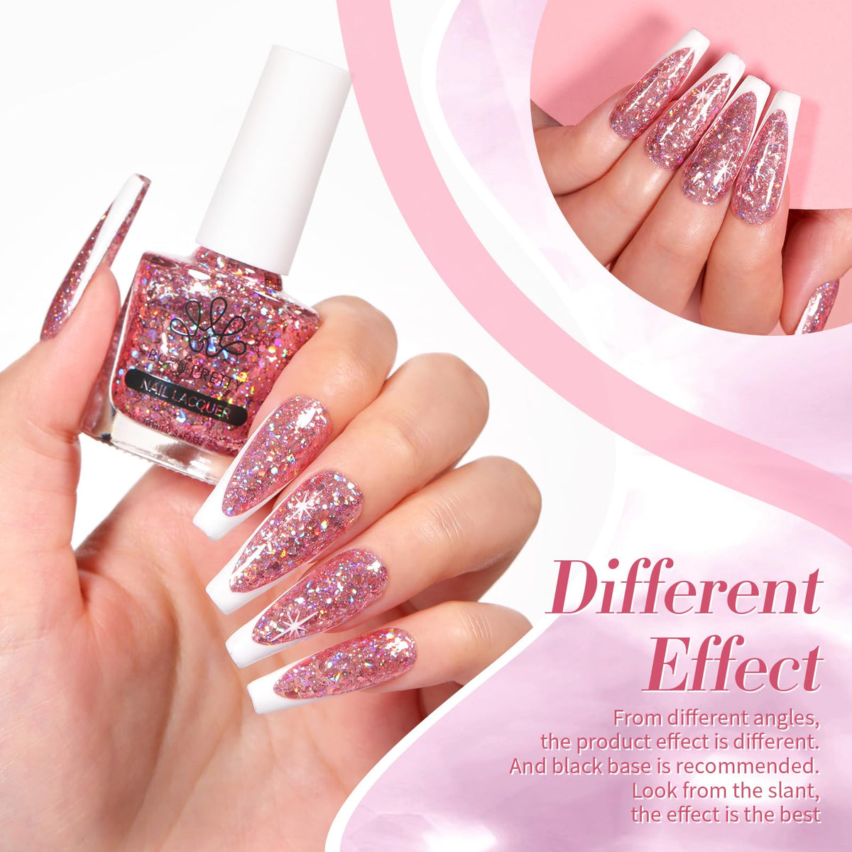 Born Pretty bottle cap and brush detail highlighting precise application control