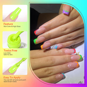 Born Pretty 7ml bottle in a hand to show scale and travel-friendly size