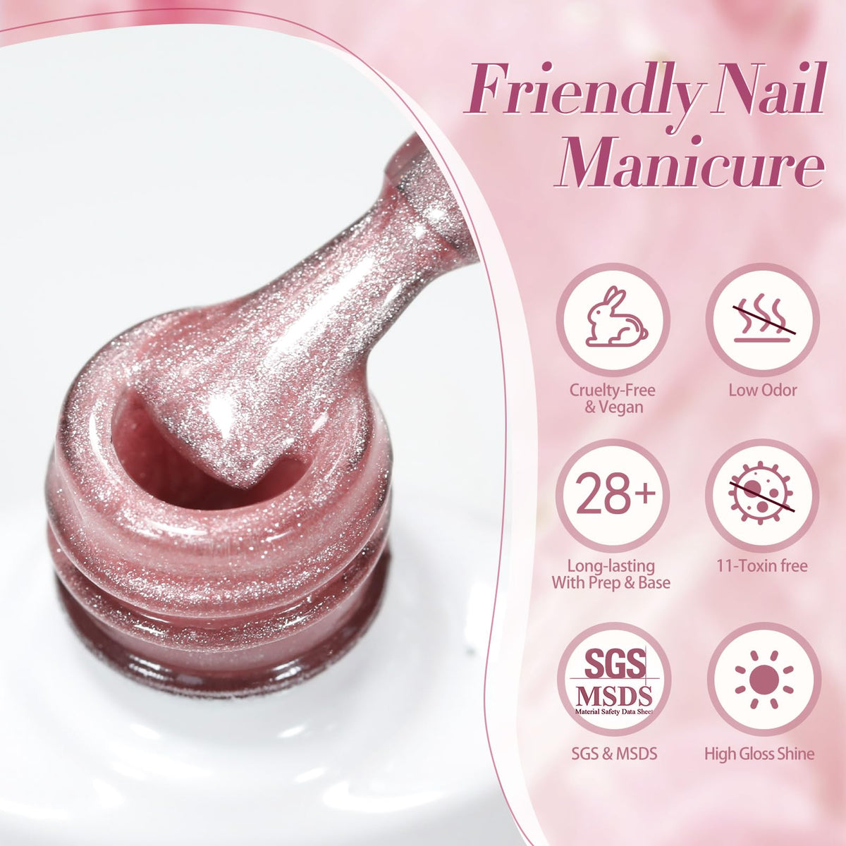 Born Pretty hand scale comparison holding a bottle to show compact 7ml size and travel-friendly benefit