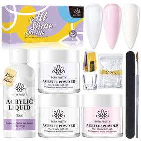 Born Pretty kit shown next to hand to indicate size and contents