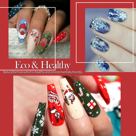 Born Pretty stamping plate transfer demo showing crisp detail pickup