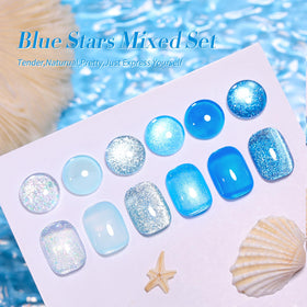 Born Pretty swatches on nail wheel showing color range and layering options