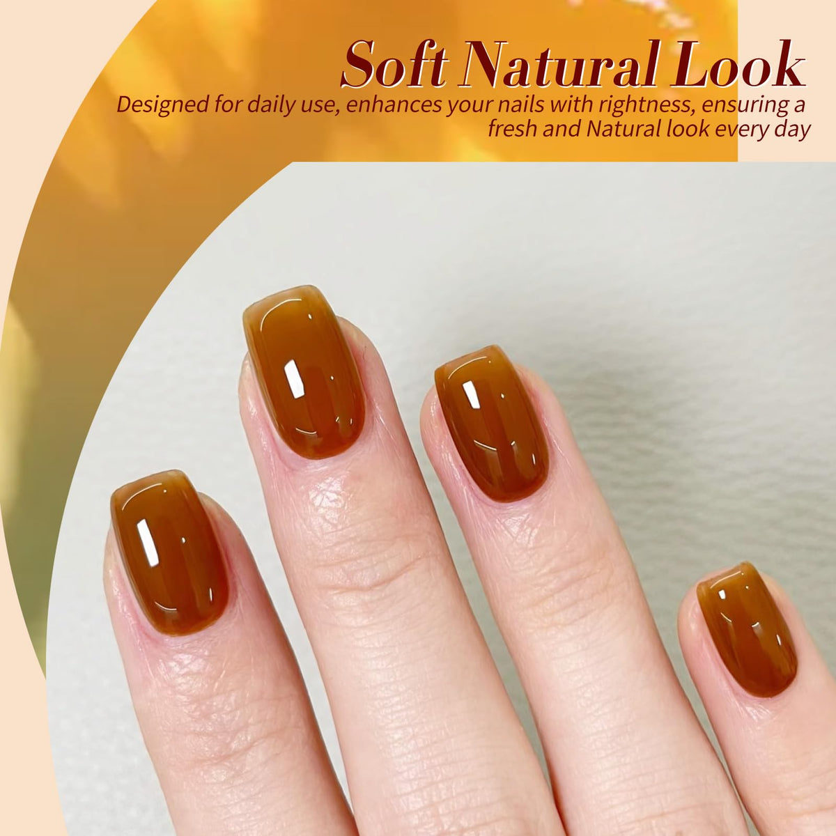 Born Pretty gel texture drop highlighting glossy consistency and buildable finish