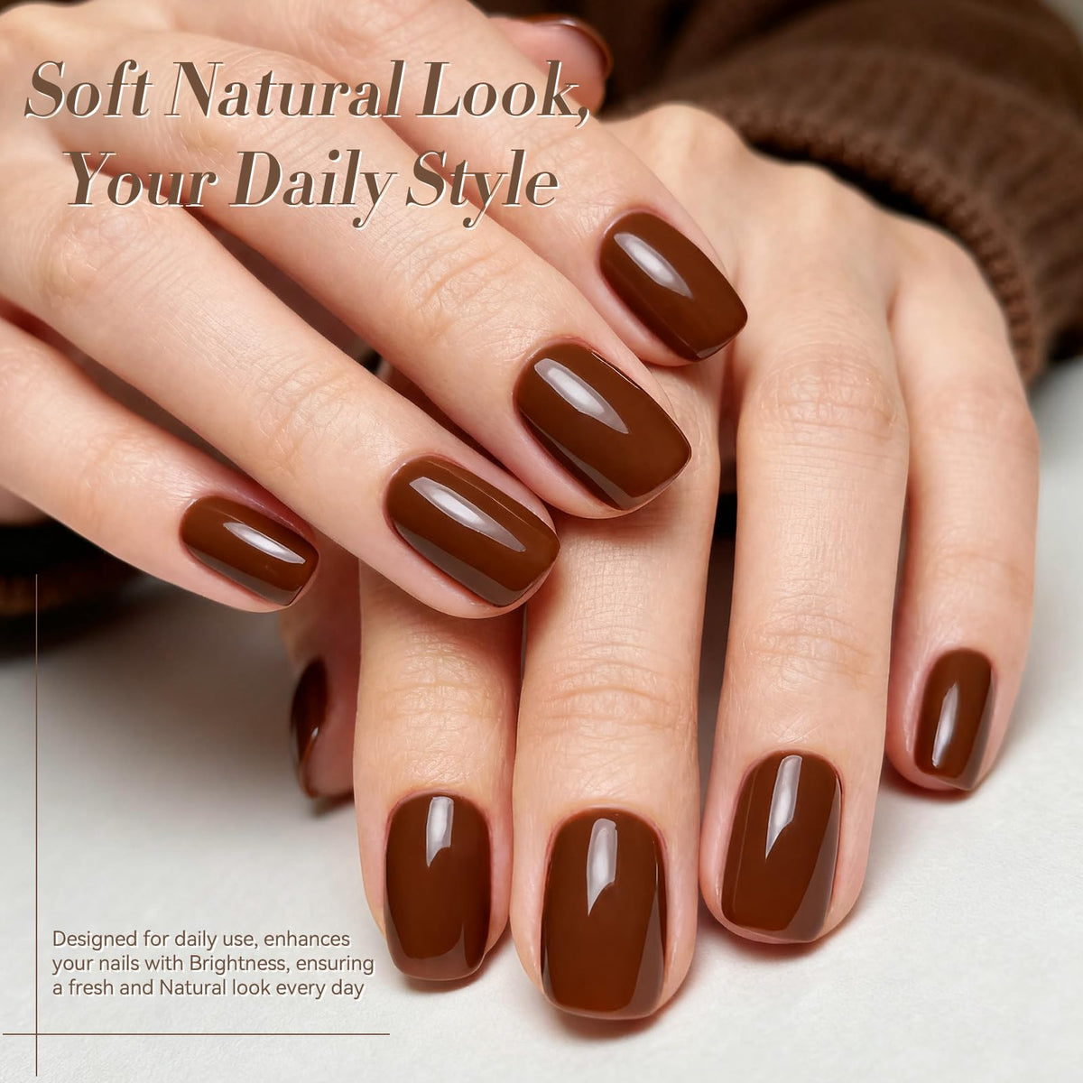 Born Pretty glossy top coat texture drip, demonstrates high-shine finish benefit