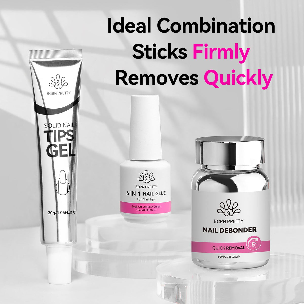 Born Pretty lifestyle manicure station showing convenient at-home nail care setup