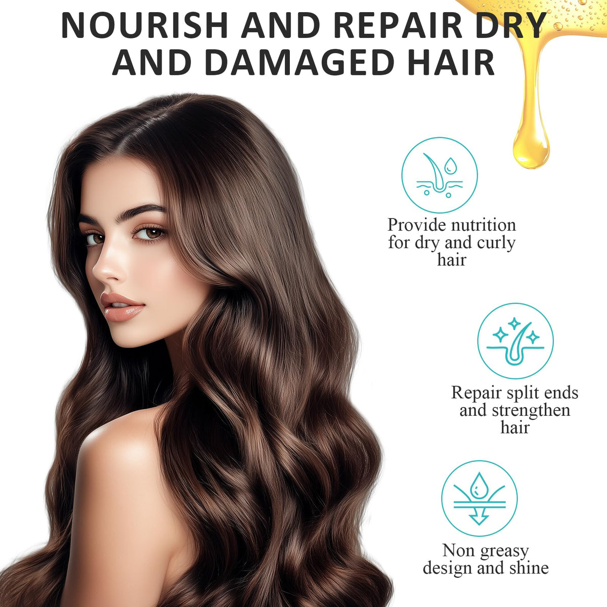 Bosdoer serum pouring into hand demonstrating easy application and non-greasy feel