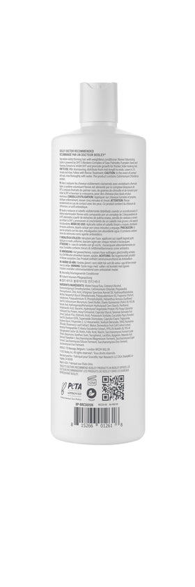 BosleyMD back label close-up listing ingredients and professional recommendation