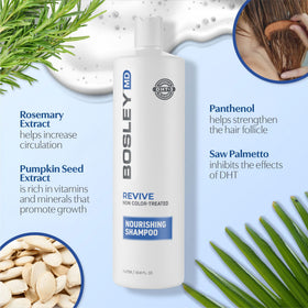 BosleyMD BosRevive creamy foam texture demonstrating gentle, effective cleanse