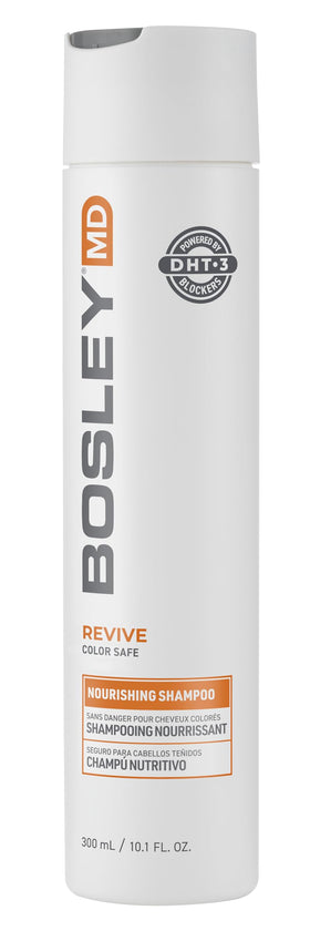 BosleyMD BosRevive front packaging showing bottle and branding benefit protects color