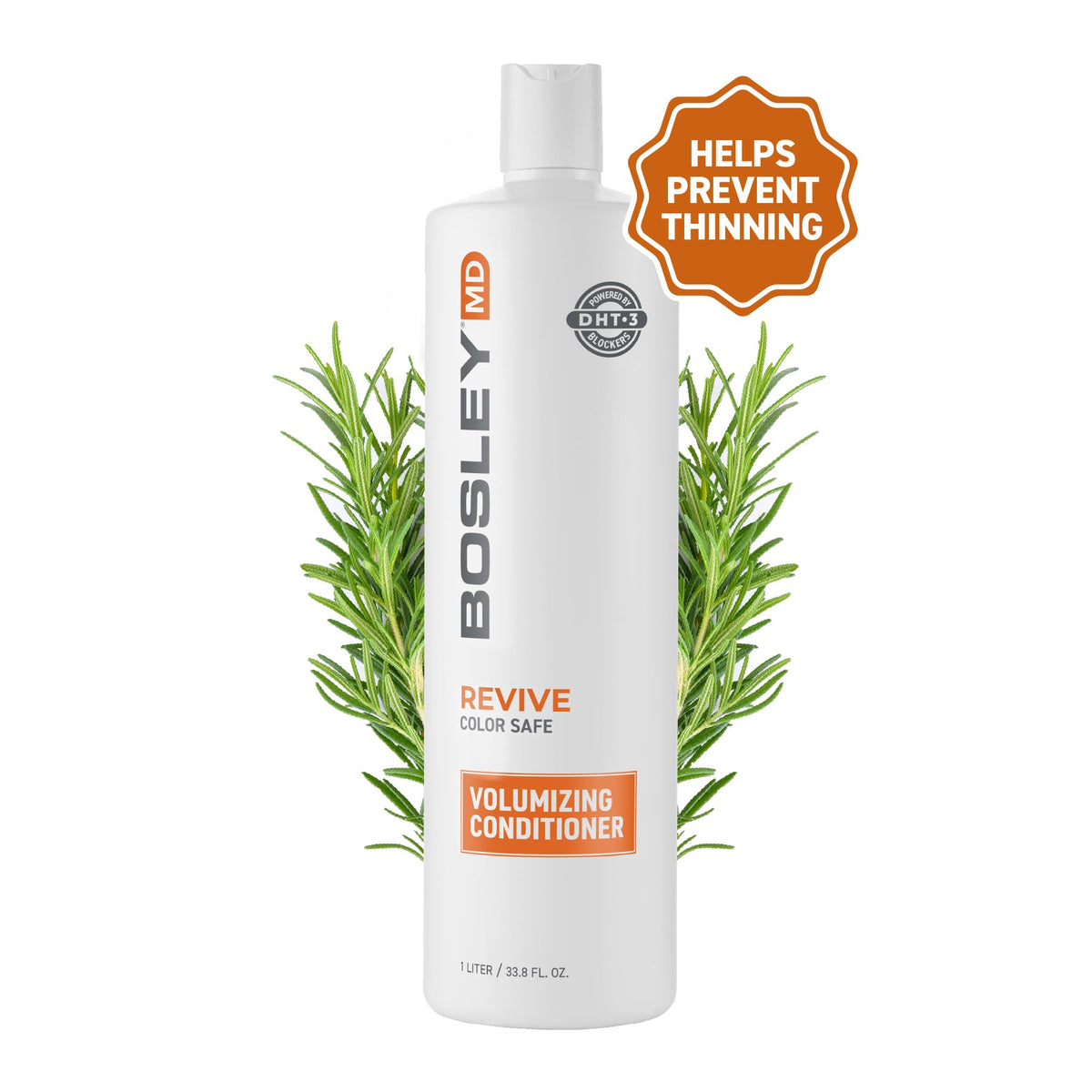 BosleyMD conditioner staged in bathroom for salon-quality at-home benefit