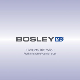 BosleyMD lifestyle shot of user confidently styling hair after application