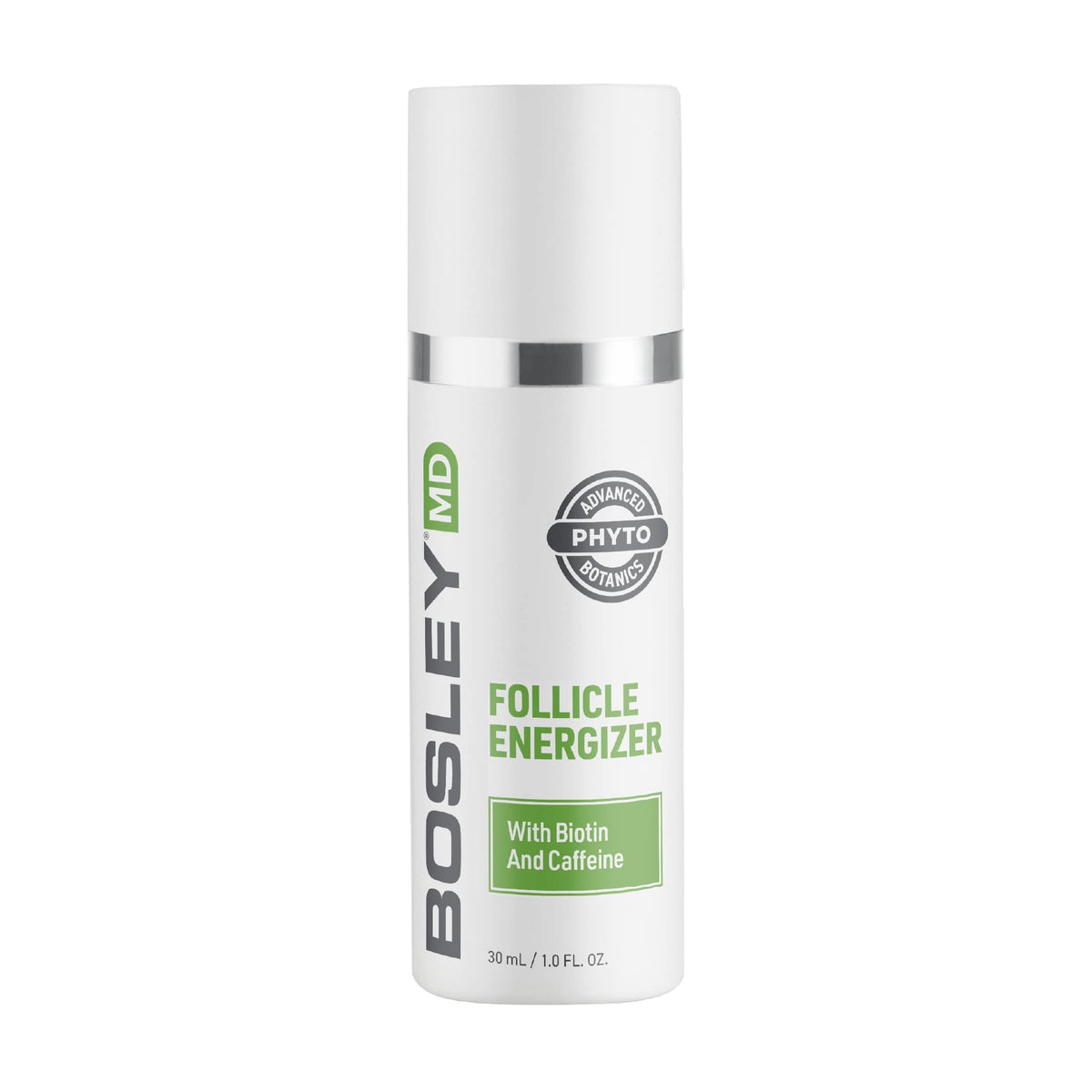 BosleyMD front packaging showing serum bottle and brand benefit
