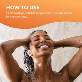 BosleyMD shampoo lather texture demonstrating gentle, sulfate-free foam