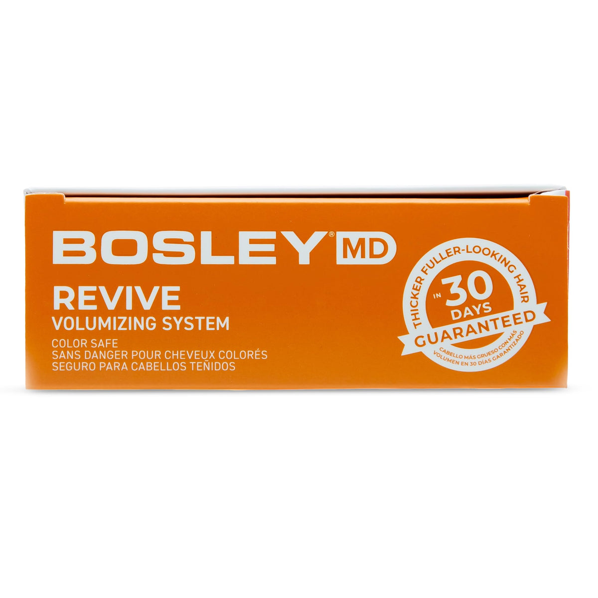 BosleyMD size scale with hand illustrating compact 30-day starter convenience