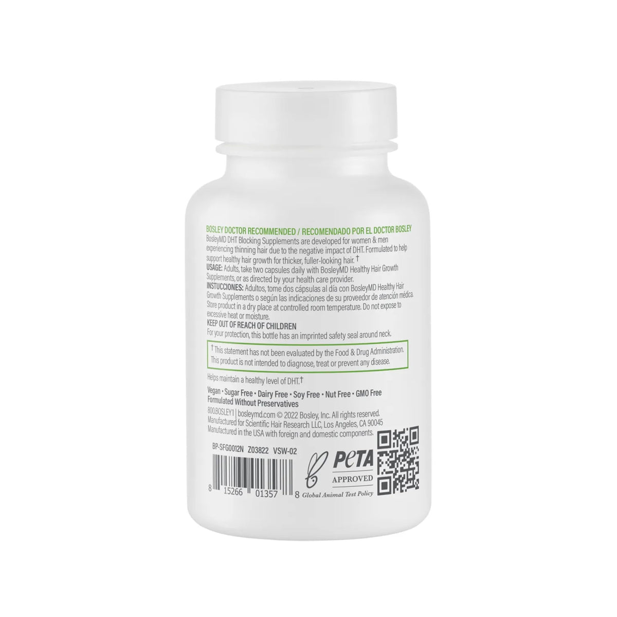 BosleyMD close-up of mini tablets highlighting smooth finish and easy-to-swallow size