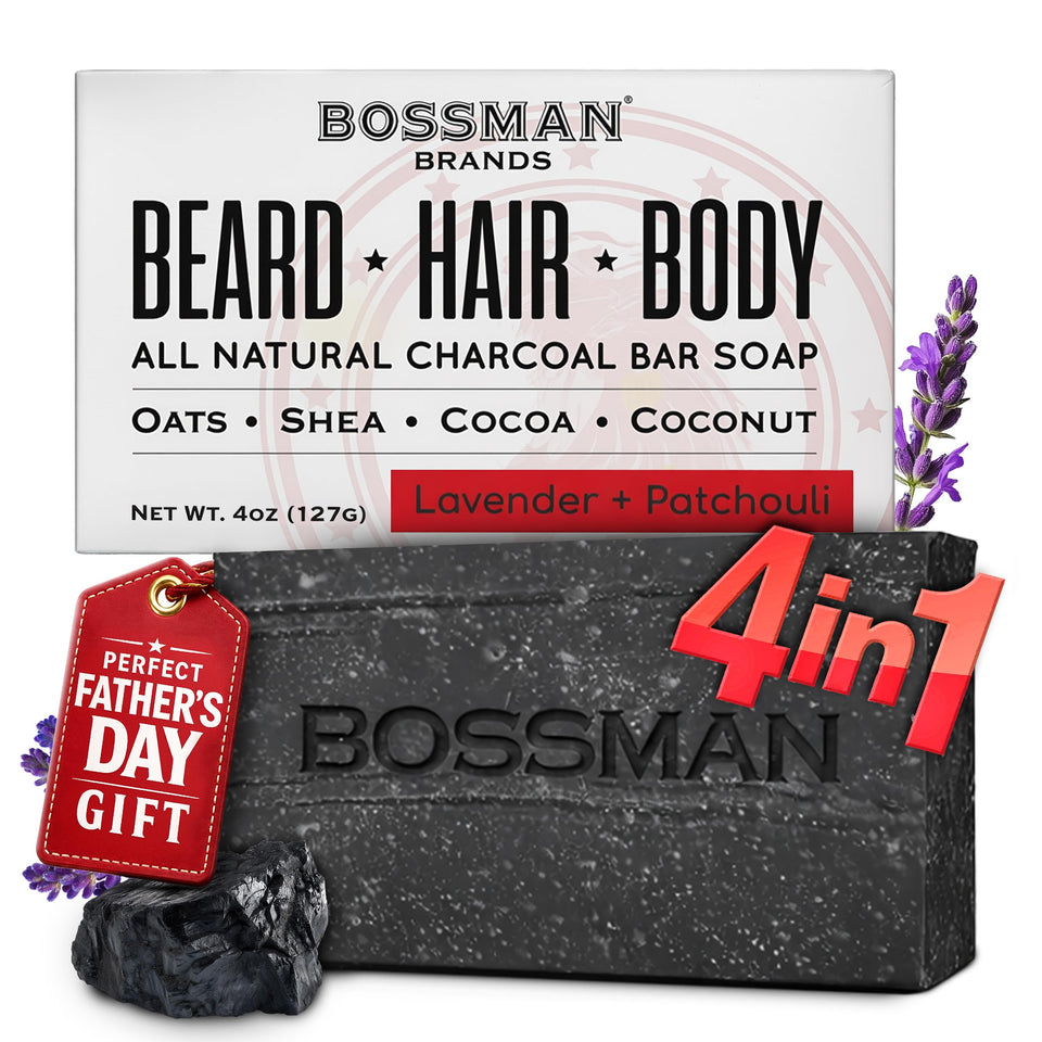 Bossman bar front packaging showing brand and scent for clear identification