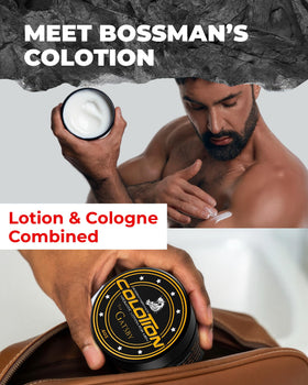 Bossman Colotion pump dispenser detail highlighting easy one-hand use benefit