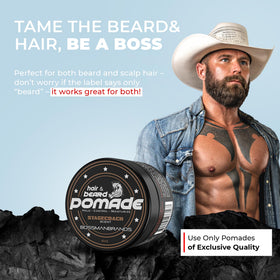 Bossman pomade on bathroom vanity suggesting daily grooming ritual