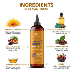 Botanic Hearth applying oil to scalp demonstrating targeted treatment benefit