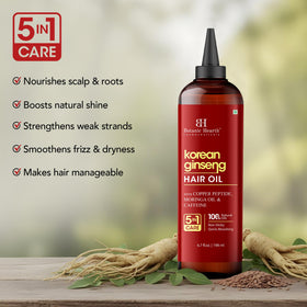 Botanic Hearth applied to scalp during massage, promotes healthy-feeling scalp
