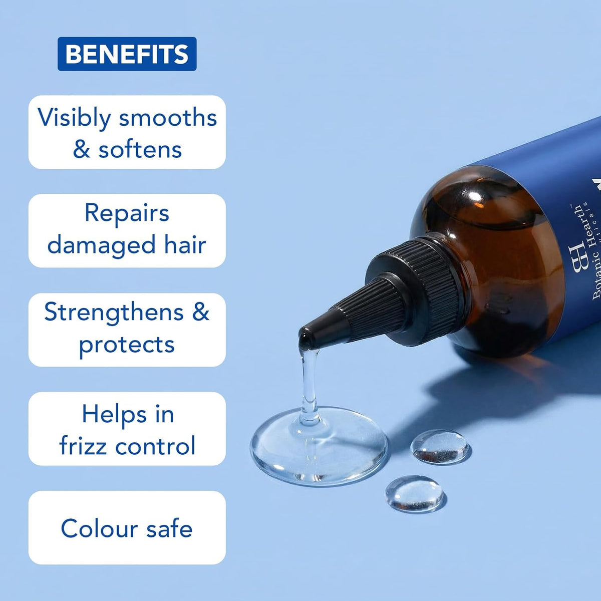 Botanic Hearth applied to scalp during massage to promote circulation and absorption