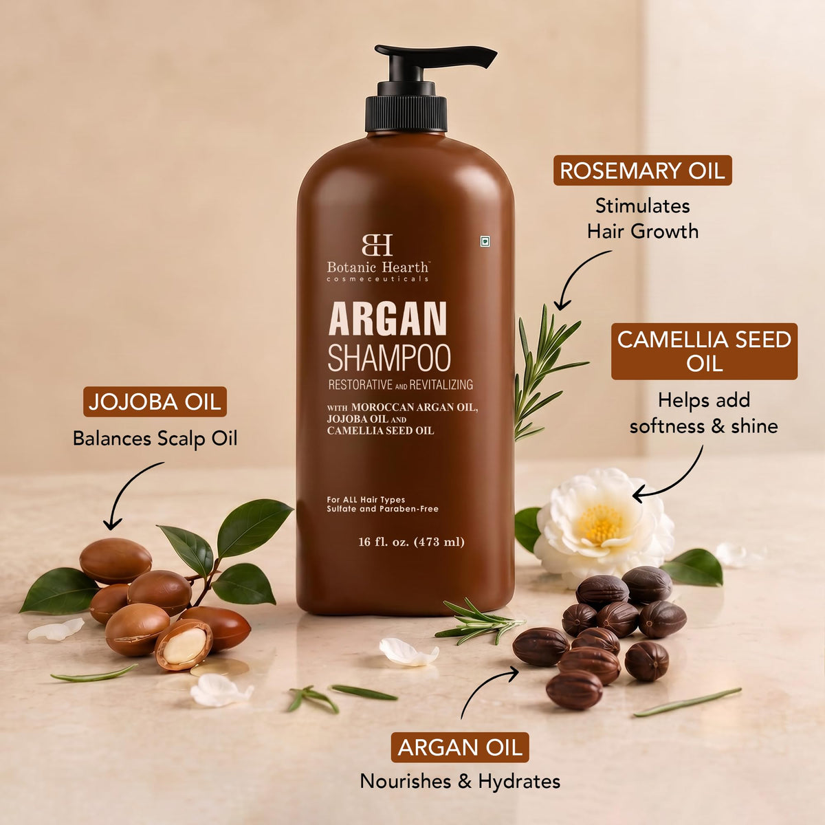 Botanic Hearth after-use on color-treated hair showing shine and improved body