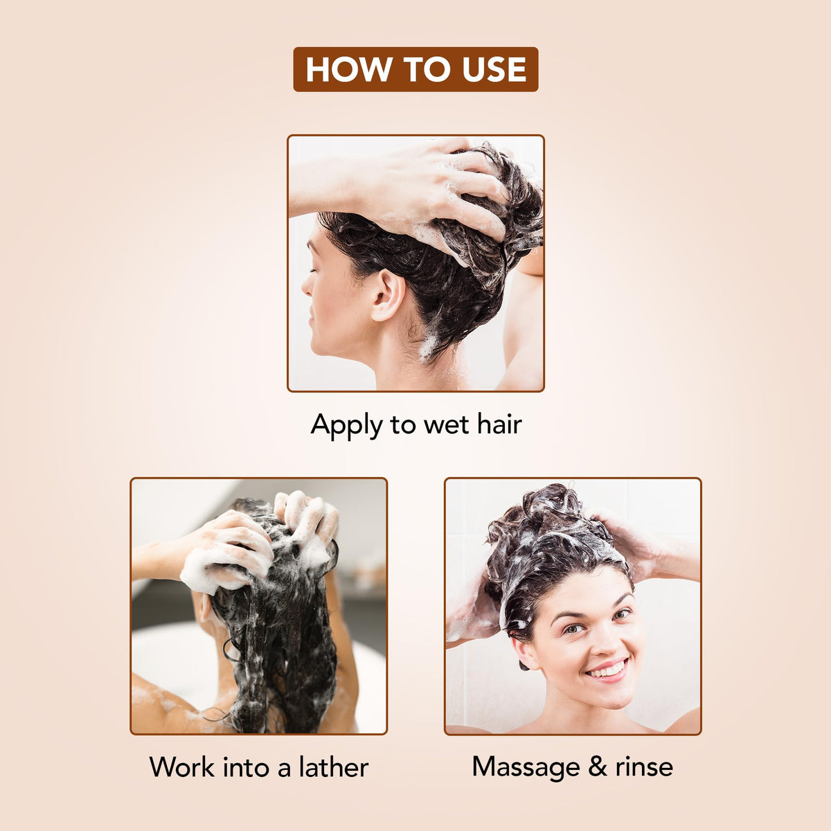 Botanic Hearth shampoo texture pouring to show lightweight moisturizing formula