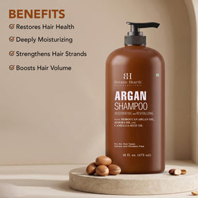 Botanic Hearth label close-up highlighting ingredients and sulfate-free claim