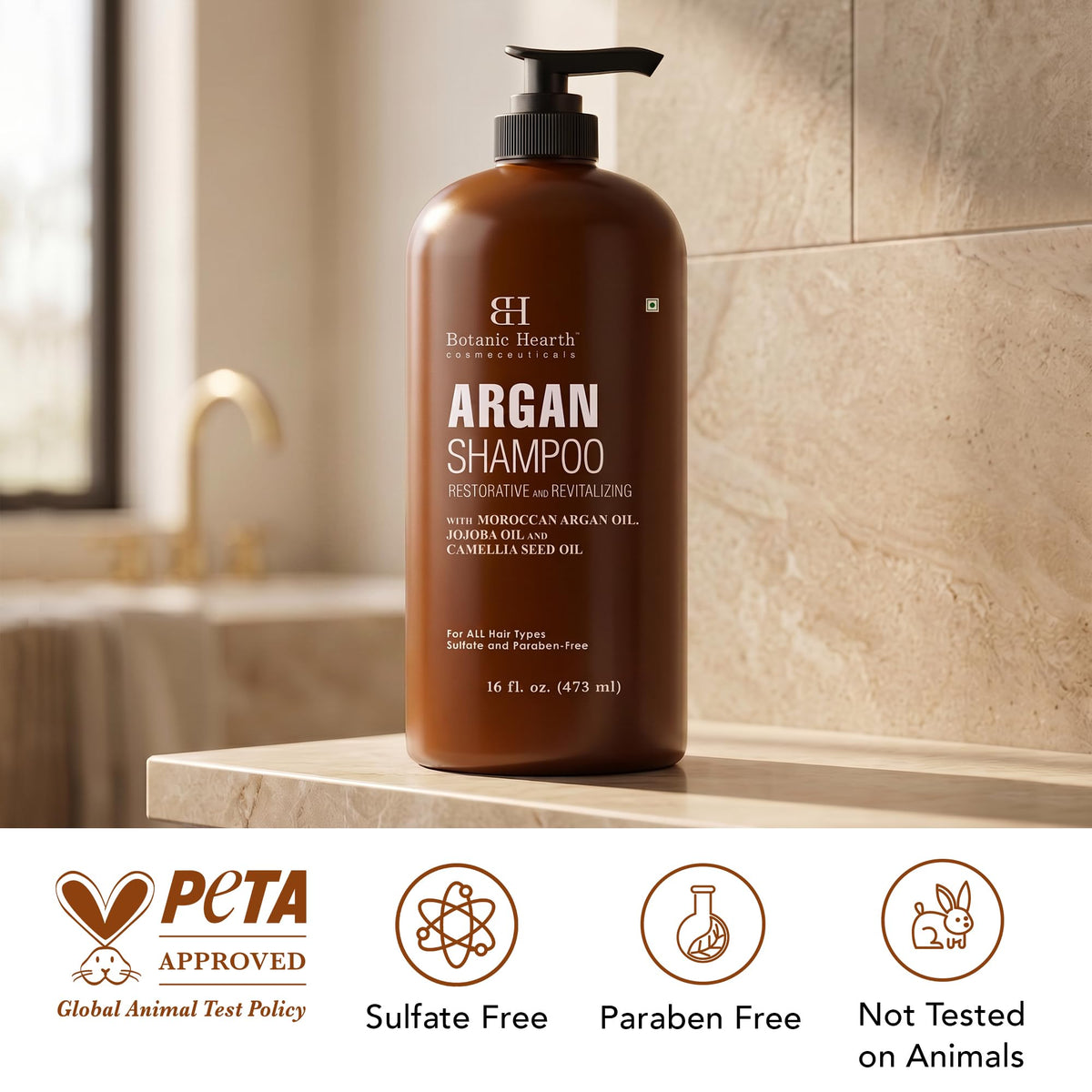 Botanic Hearth cruelty-free and recyclable badge indicating ethical choice