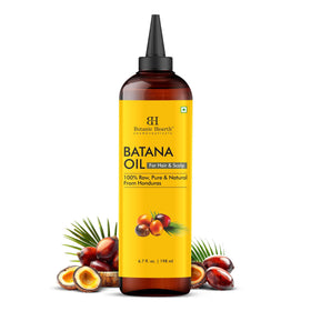 Botanic Hearth bottle front view showing clean packaging and premium oil benefits
