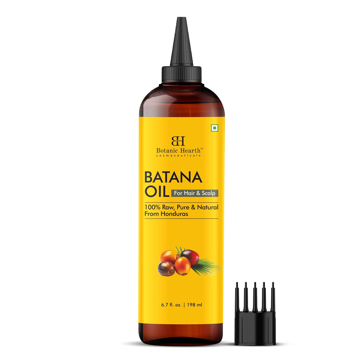 Botanic Hearth oil pouring drop highlighting pure texture and easy application