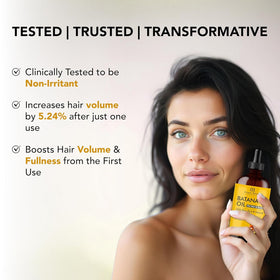 Botanic Hearth oil being poured to show silky texture and quick absorption benefit