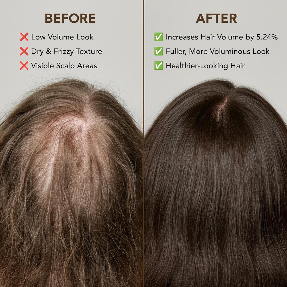 Applying Botanic Hearth oil to scalp to demonstrate improved hydration and comfort
