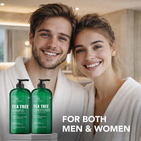 Botanic Hearth before and after hair texture comparison showing fuller looking hair