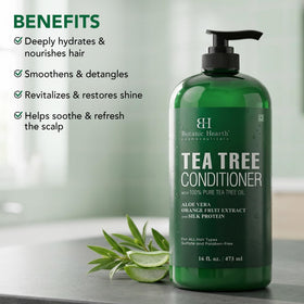 Botanic Hearth close-up of creamy conditioner texture for smooth hair