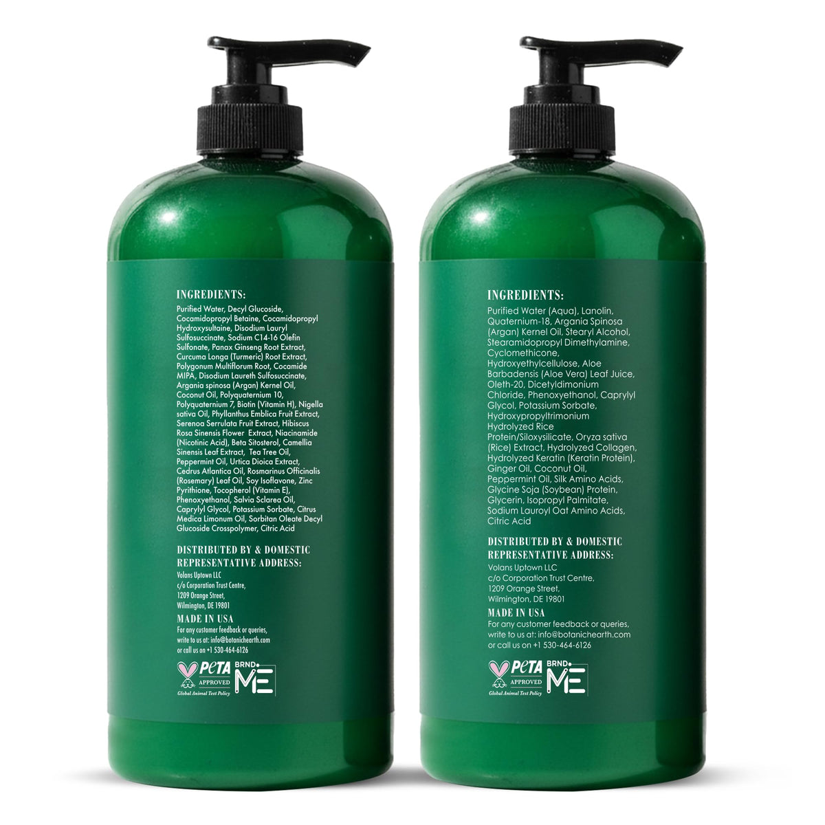Botanic Hearth conditioner applied to mid-lengths, improves manageability and softness