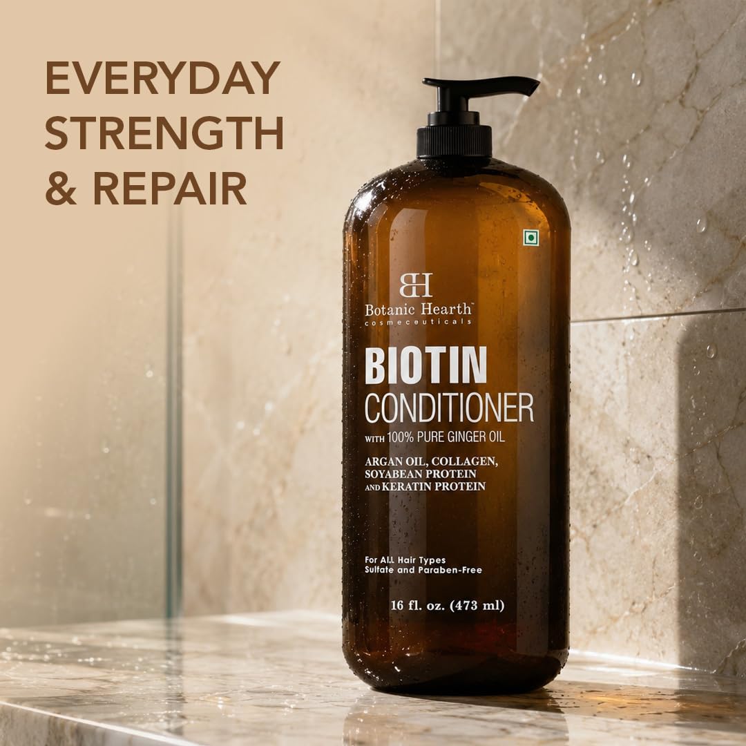 Botanic Hearth conditioner texture close-up showing creamy moisturizing formula