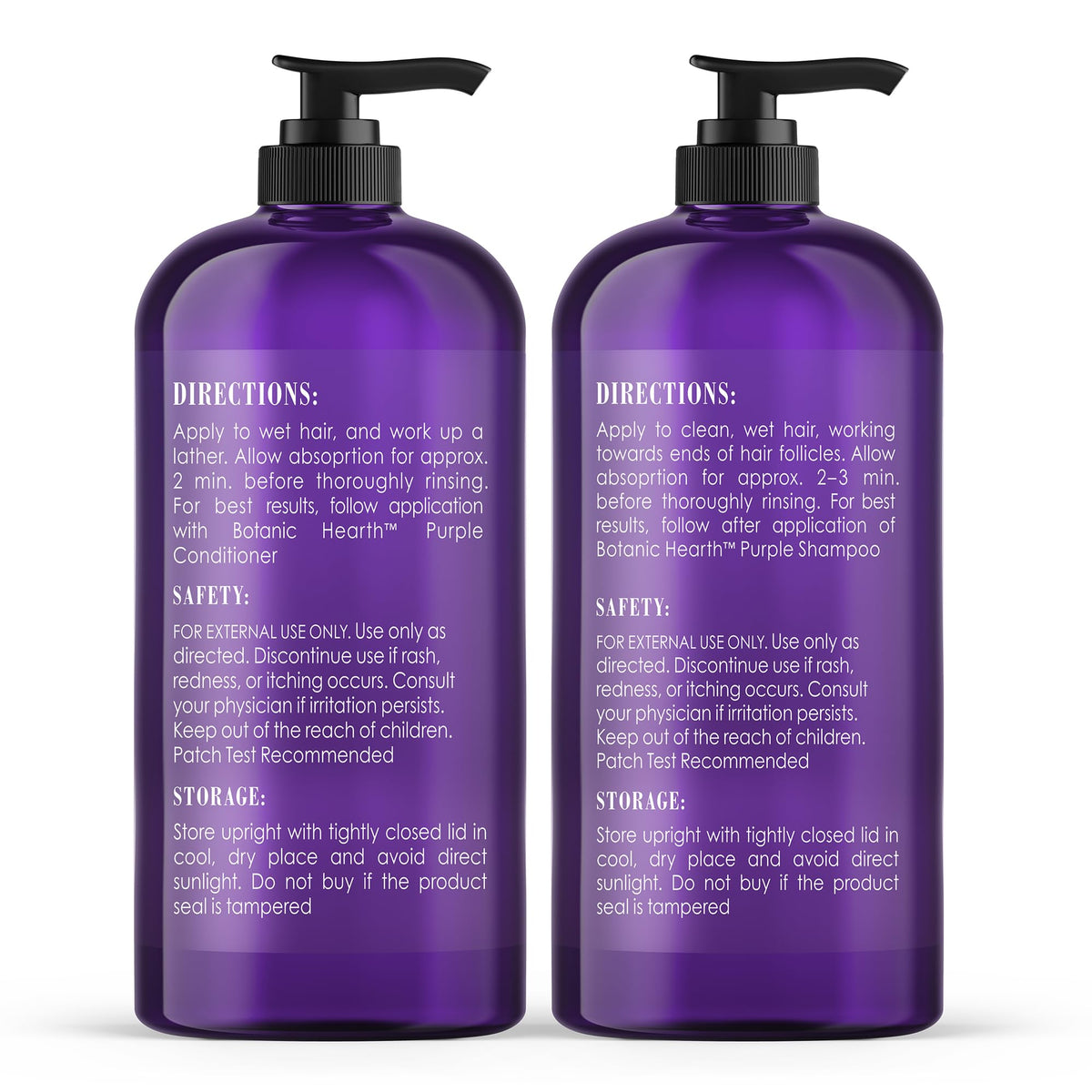 Botanic Hearth flatlay with open bottles and towel suggesting daily hair routine