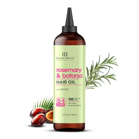 Botanic Hearth front bottle showing label and size, highlights nourishing benefits