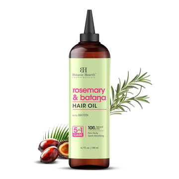Botanic Hearth front bottle showing label and size, highlights nourishing benefits
