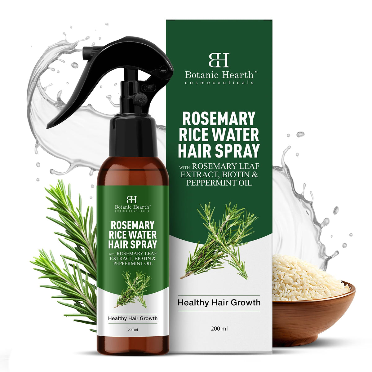 Botanic Hearth front label showing product name and benefits