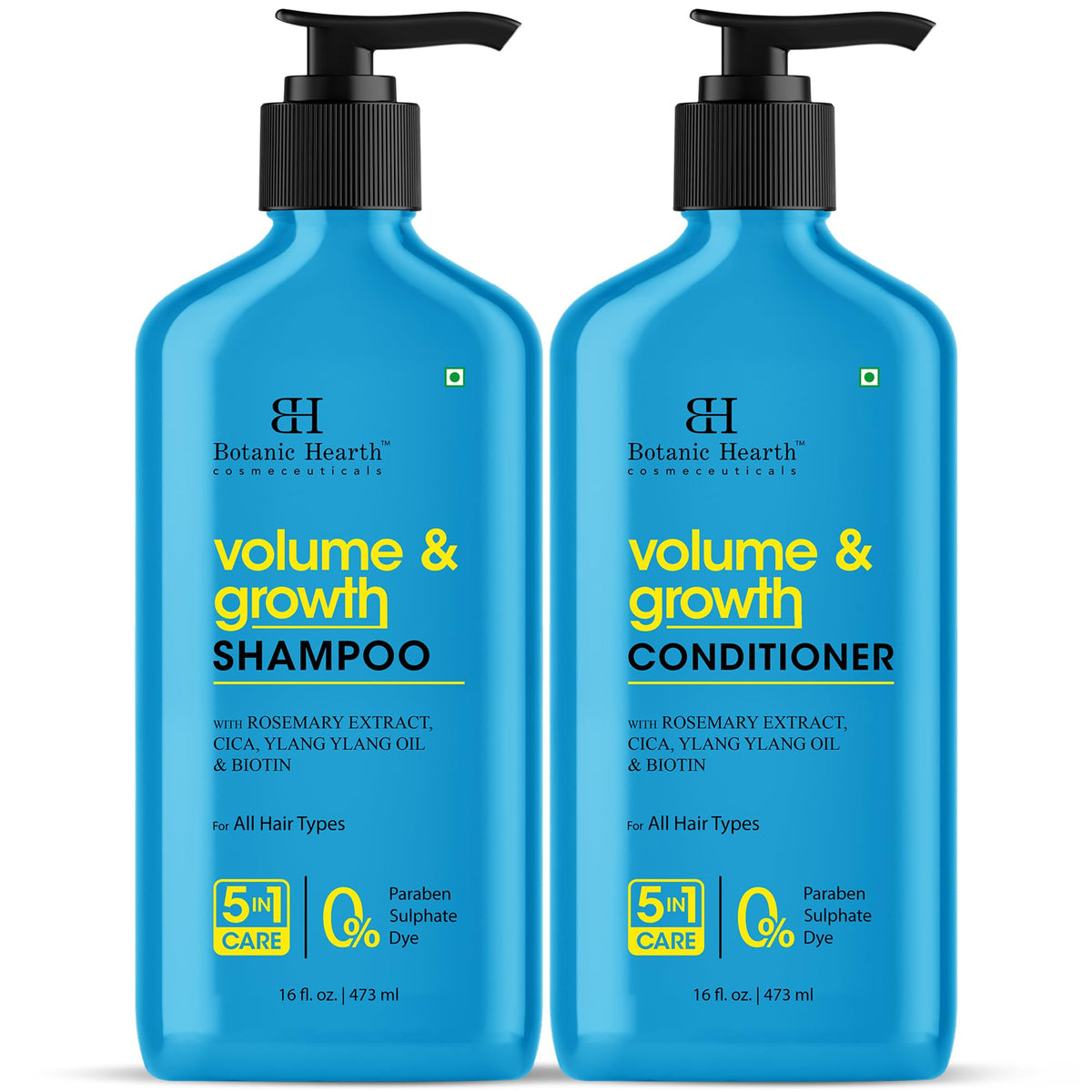 Botanic Hearth front packaging showing both shampoo and conditioner for full routine benefit