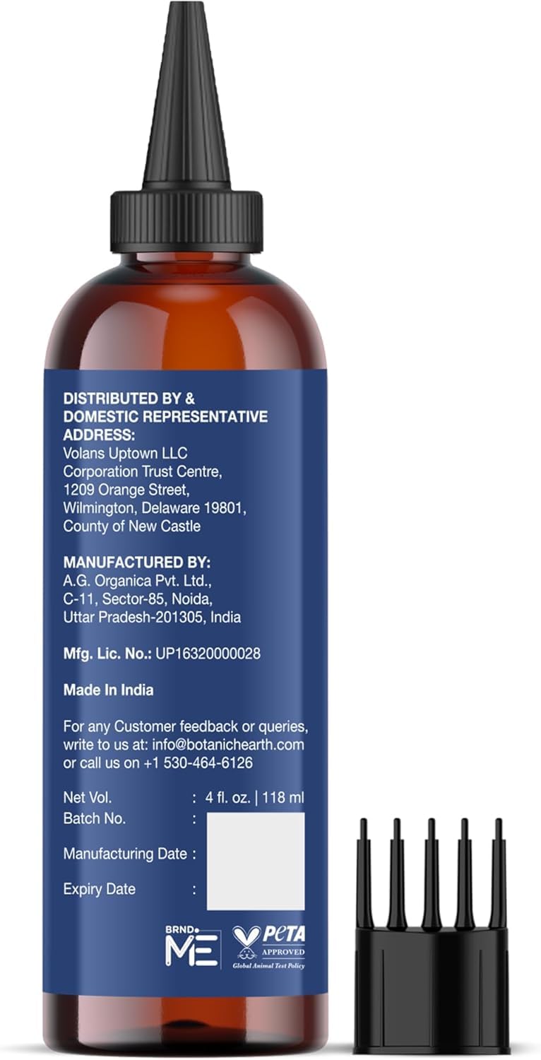 Botanic Hearth used on hair before and after styling illustrating improved manageability