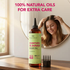 Botanic Hearth smoothed through hair lengths and ends to reduce frizz and split ends