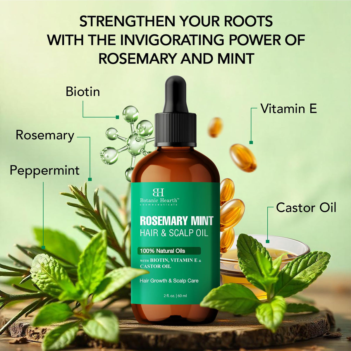Botanic Hearth close-up of natural ingredient blend for nourishment
