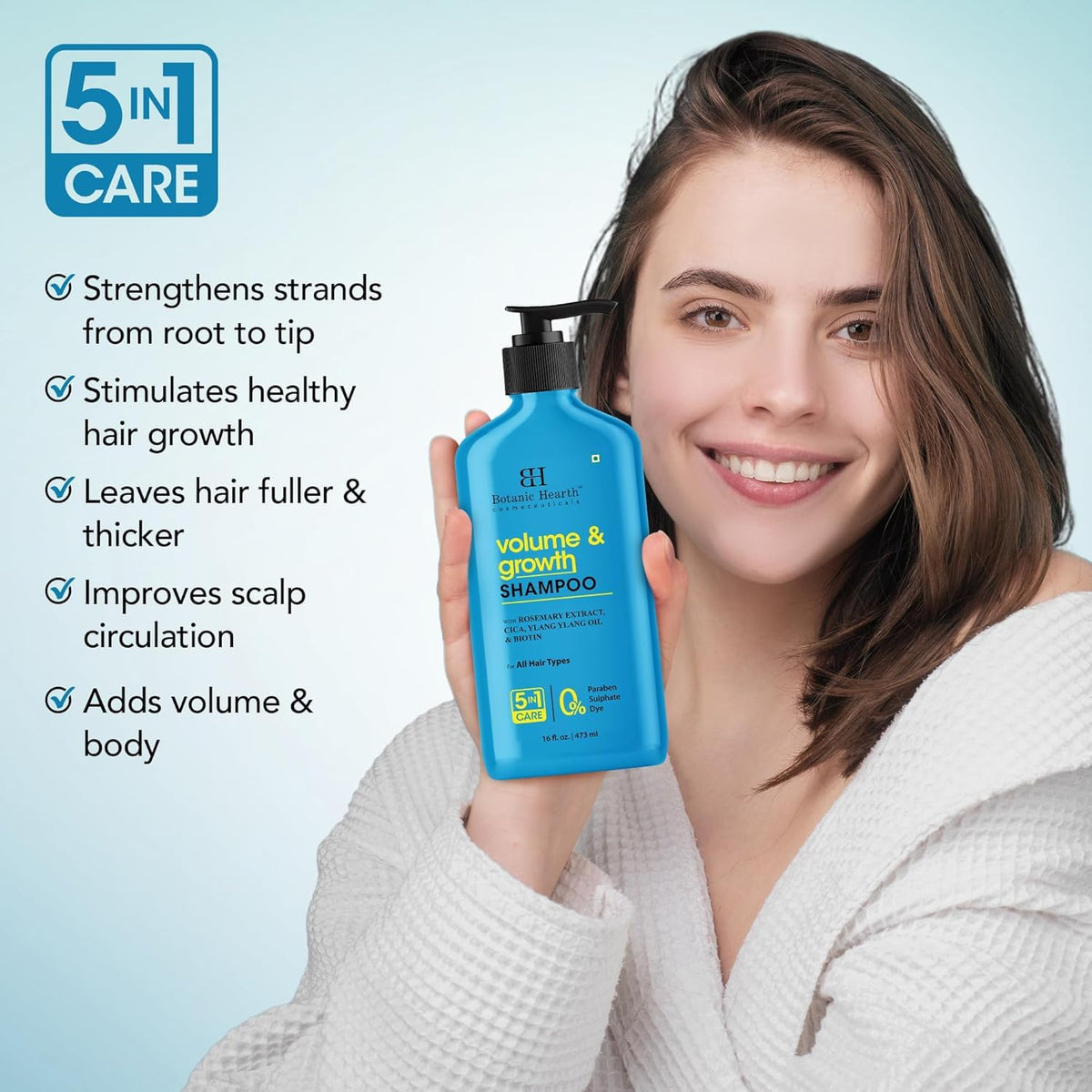 Botanic Hearth cica leaves close-up showing calming scalp care